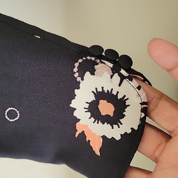 New Free People Womens Sunshadows Split-Sleeve Mini Dress Size 8 - Picture 9 of 16